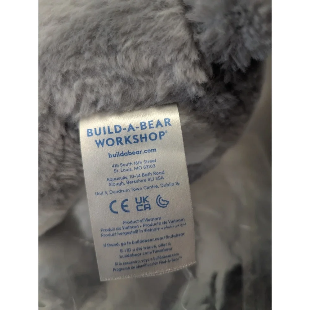 Build-A-Bear Workshop Promise Pets Grey &‎ White Cat Plush Heterochromia Eyes